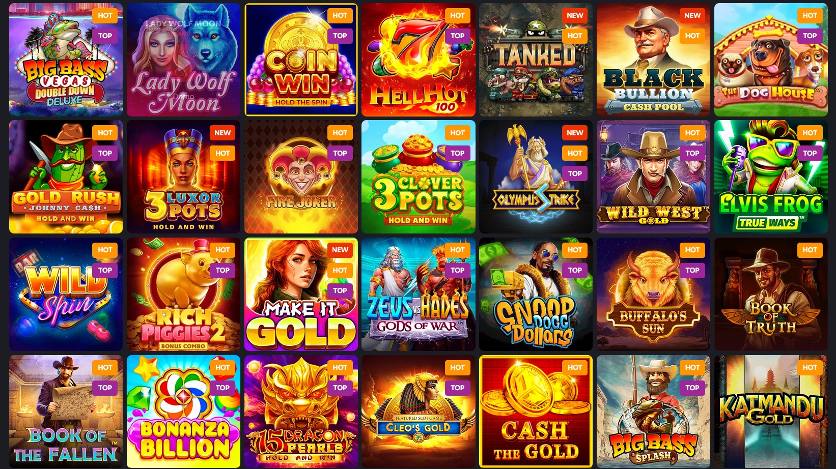 An encyclopaedia of online slots for players in Great Britain at 1RED Casino