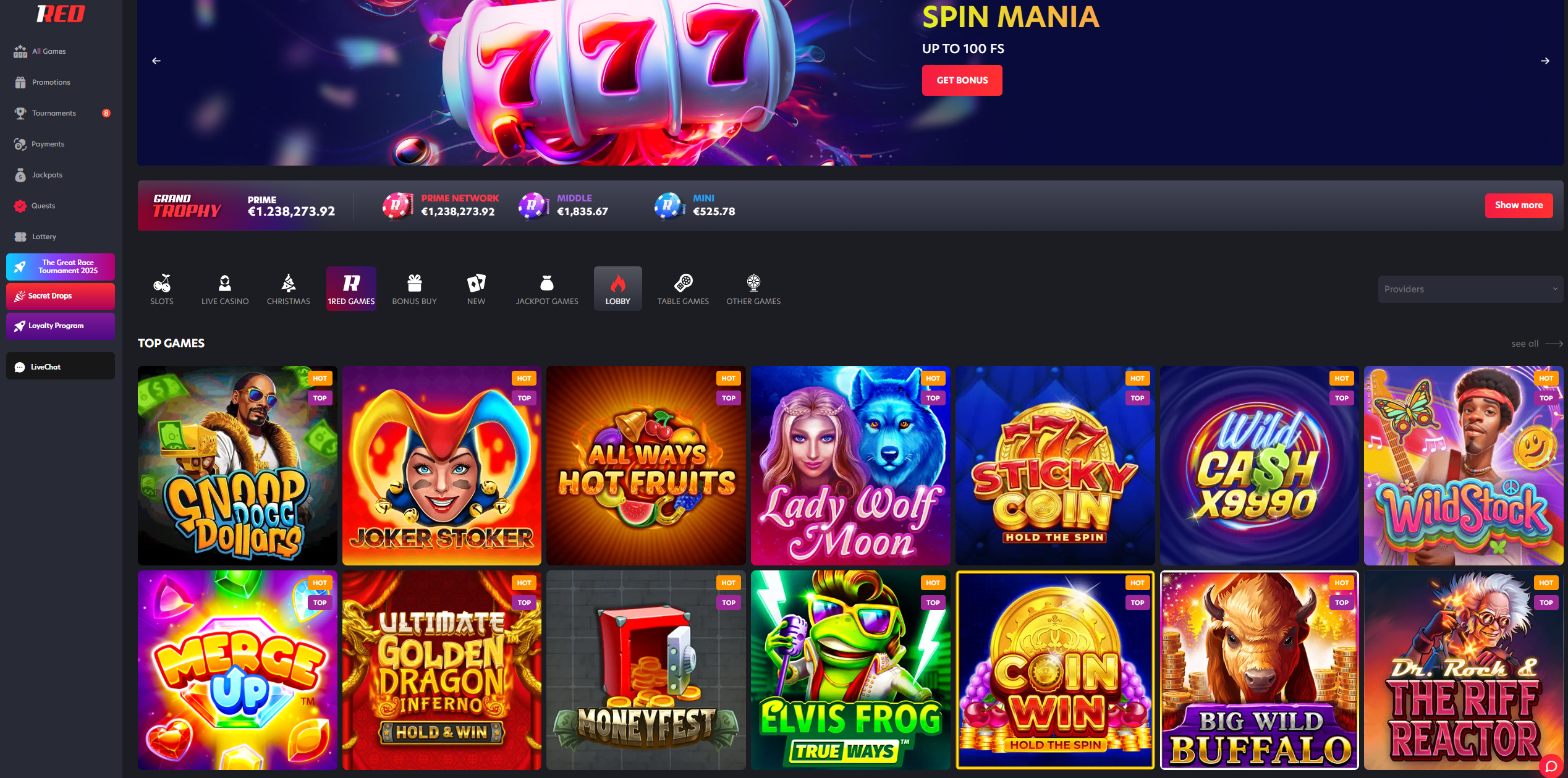 A curated tour of gaming artistry at 1RED UK