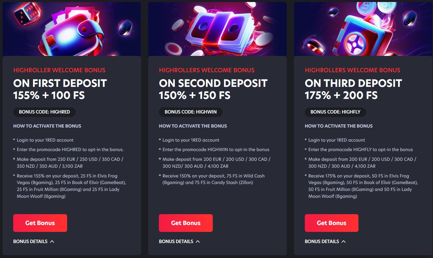 Maximising Value with 1RED UK Bonuses